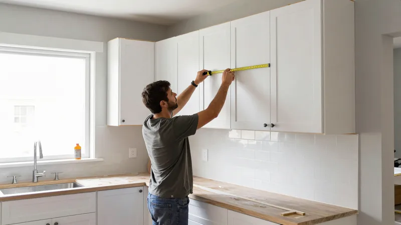 Eco-friendly cabinet hardware and finish details in Huntsville Alabama kitchen